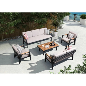 Диван 3-місний (з подушками) HIGOLD EMOTI 697742 / ANTHRACITE