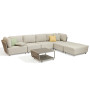 Кутовий диван (модульний) (з подушками) COUTURE HUG 91933170 / 91933130 / 91933140 / 91933090 / 91933150 / TAUPE