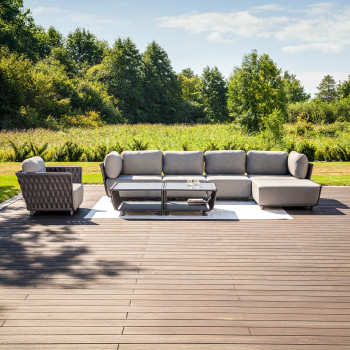 Кутовий диван (модульний) (з подушками) COUTURE HUG 91933170 / 91933100 / 91933130 / 91933140 / 91933090 / 91933150 / ANTHRACITE