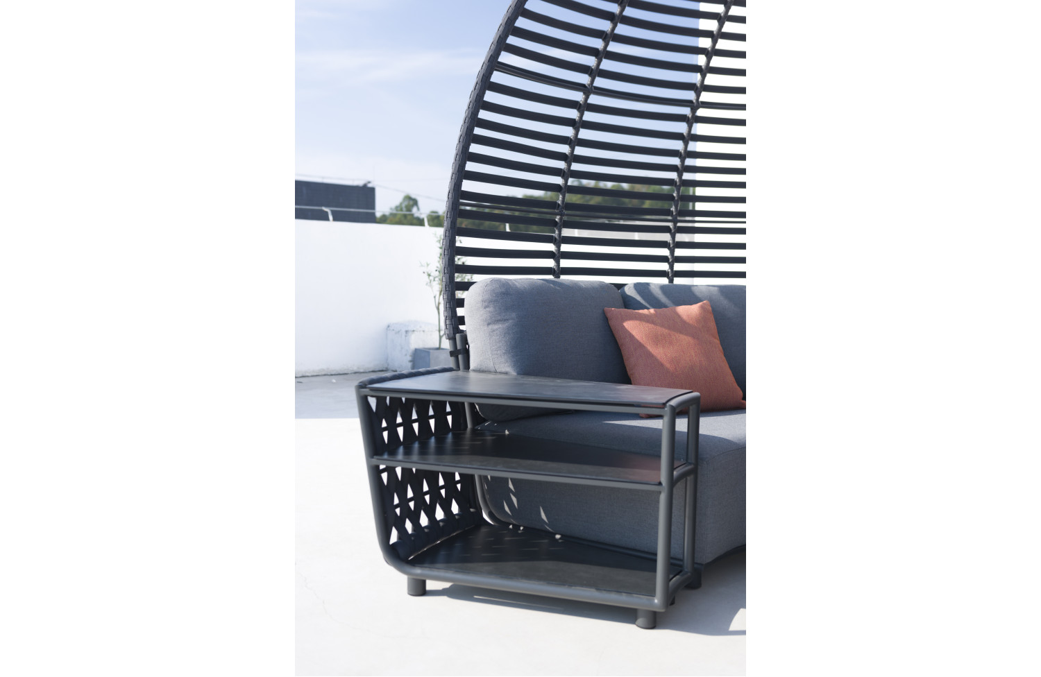 Модульний комплект з навісом ( з подушками) COUTURE HUG 91933080 / 91933600 / 91933180 / 91933190 / ANTHRACITE