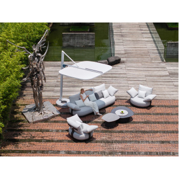 Lounge set (with cushions) HIGOLD CALLA 207030 (20702001 (2 pcs) / 20702201 (1 pc) / 20704001 (1 pc) / 20704002 (1 pc) / 20704102(1 pc)) / ANTHRACITE