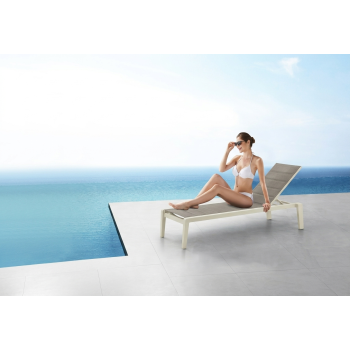 Leżak (bez poduszki) HIGOLD EMOTI 69775052 / TAUPE