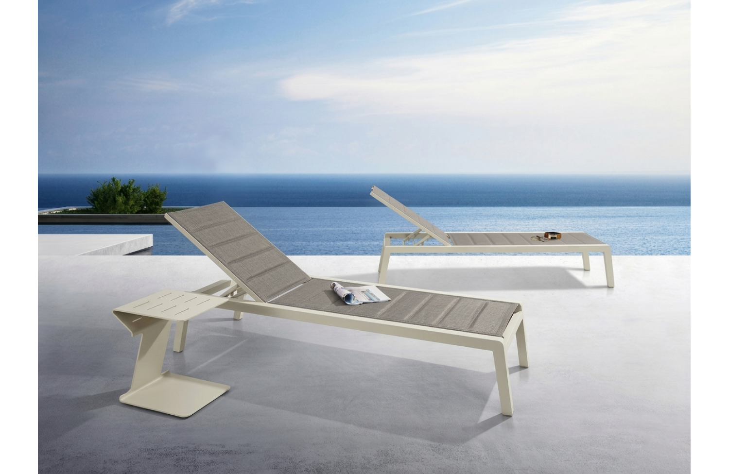 Шезлонг (без подушки) HIGOLD EMOTI 69775052 / TAUPE