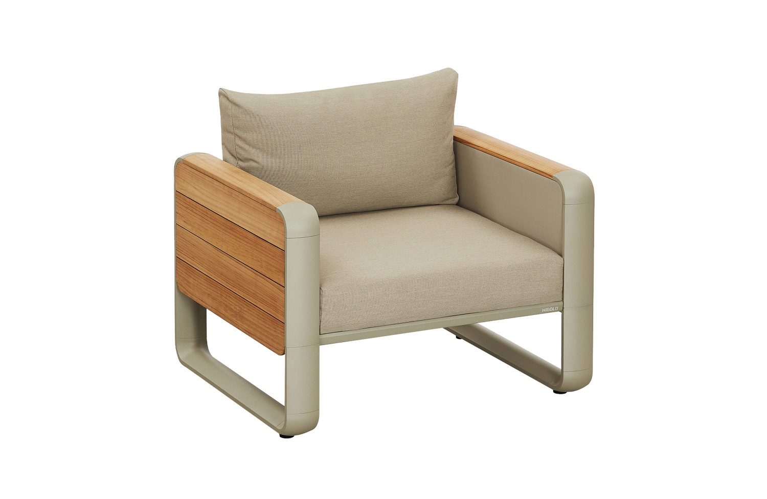 Lounge set (with cushions) HIGOLD NOTTINGHAM 207720 (20772001 (2 pcs) / 20772201 (1 pc) / 20774001 (1 pc) / TAUPE