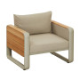 Lounge set (with cushions) HIGOLD NOTTINGHAM 207720 (20772001 (2 pcs) / 20772201 (1 pc) / 20774001 (1 pc) / TAUPE