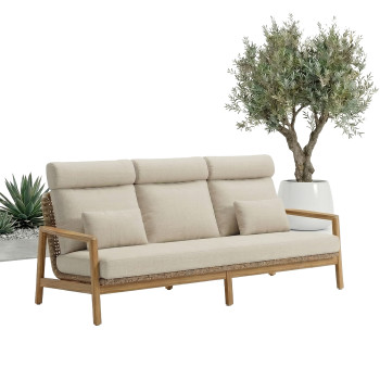 3-Seater Sofa (with cushions) SUNART REYNE SUN 71N / NATURAL