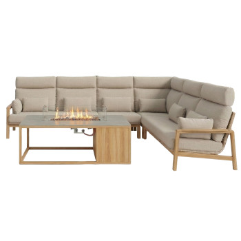 Zestaw narożny dla 5 osób (z poduszkami) SUNART REYNE SUN 72G SUN 73G SUN 74G SUN 75G / NATURAL