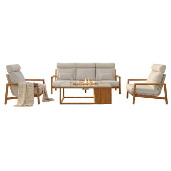 Sofa 3-osobowa (z poduszkami) SUNART REYNE SUN 71N / NATURAL