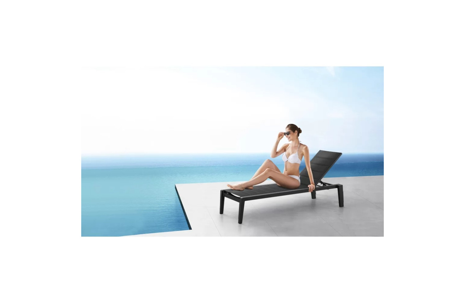 Шезлонг (без подушки) HIGOLD EMOTI 697752 / ANTHRACITE