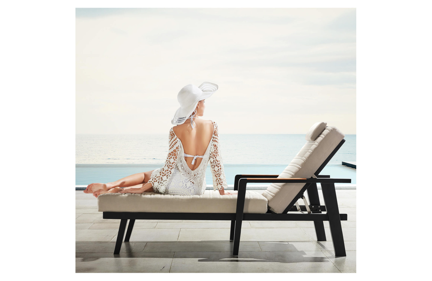 Leżak (z poduszkami) HIGOLD EMOTI 697751 / ANTHRACYTE