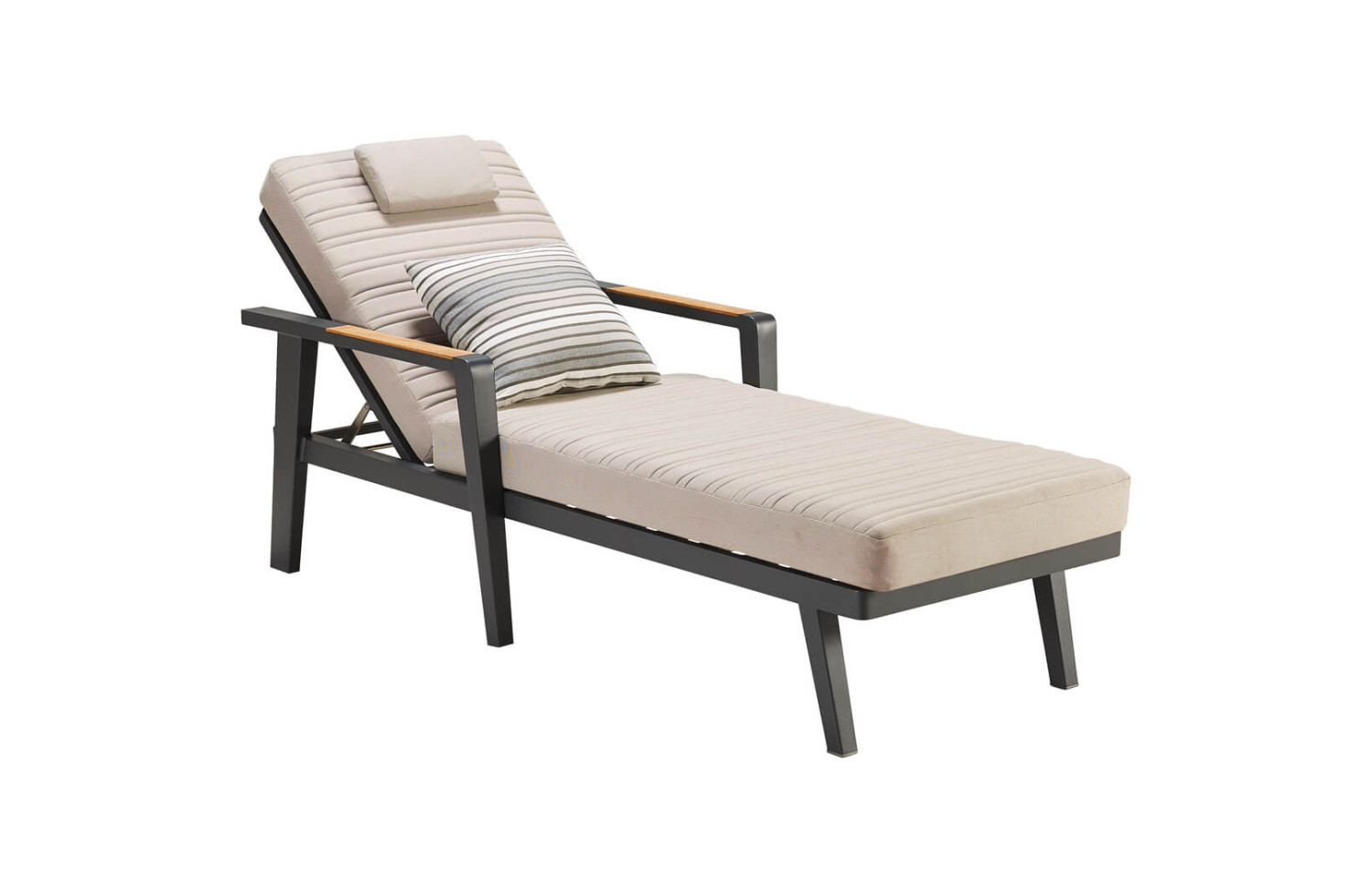 Zestaw leżaków ogrodowych (z poduszkami) HIGOLD EMOTI 697770 / ANTRACYTE