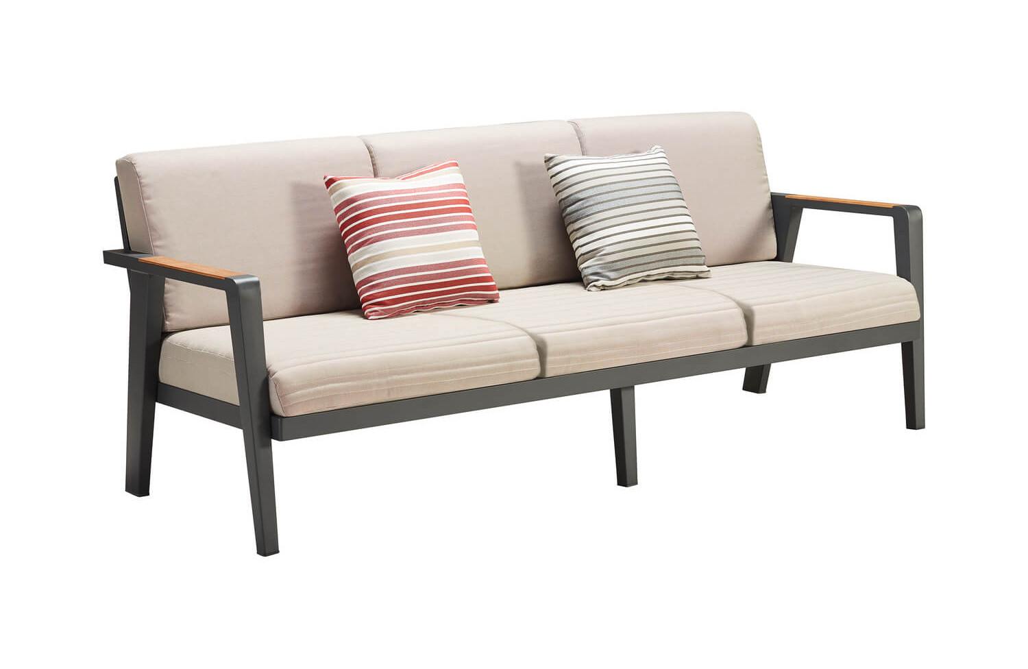 Zestaw wypoczynkowy dla 5 osób (z poduszkami) HIGOLD EMOTI 697720 / ANTHRACYTE