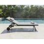 Sunlounger (with cushion) LAGOM SUNSET Lm 07G / ANTHRACITE