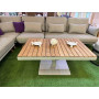 Coffee Table (adjustable) 110 (teak) HIGOLD EMOTI 2.0 684187 / TAUPE