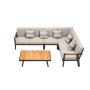 2-Seater Sofa RIGHT (with cushions) HIGOLD EMOTI 697729 / ANTHRACITE