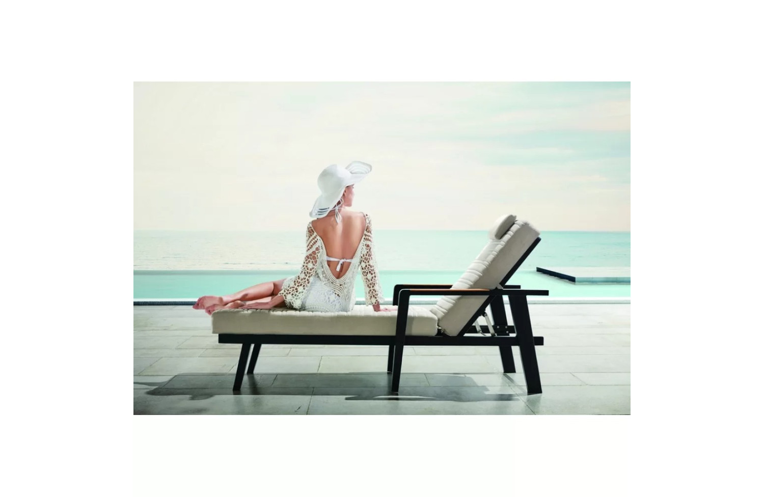 Комплект пляжний (з подушками) HIGOLD EMOTI 697770 / ANTHRACITE