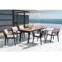 Dining table 160 (teak) HIGOLD EMOTI 697772 / ANTHRACITE