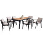 Dining table 220 (teak) HIGOLD EMOTI 697778 / ANTHRACITE