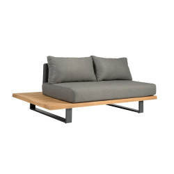 Sofa 2 os. z prawym stolikiem Tierra Outdoor BORA BORA Teak