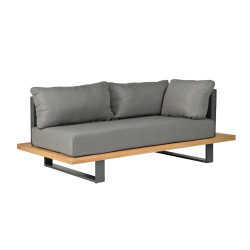 Sofa 2 os. z lewym podłokietnikiem Tierra Outdoor BORA BORA Teak