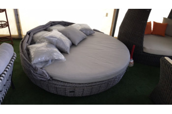 Okrągłe łóżko z baldachimem LUXOR L53G