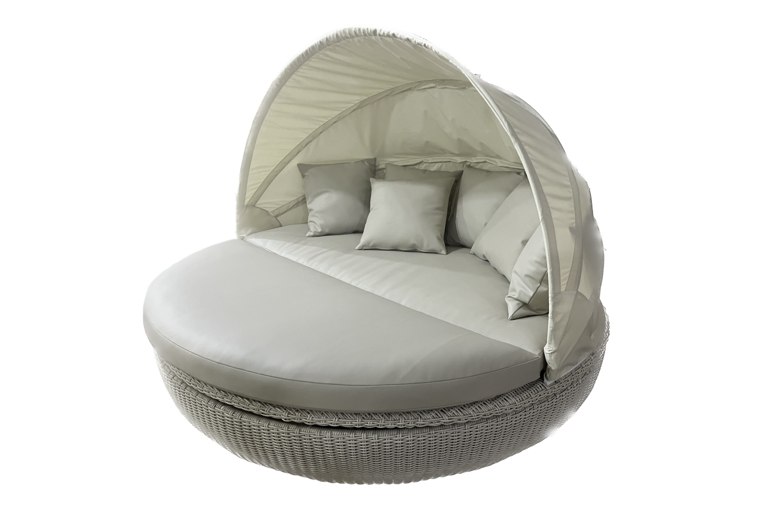 Okrągłe łóżko z baldachimem LUXOR L53H