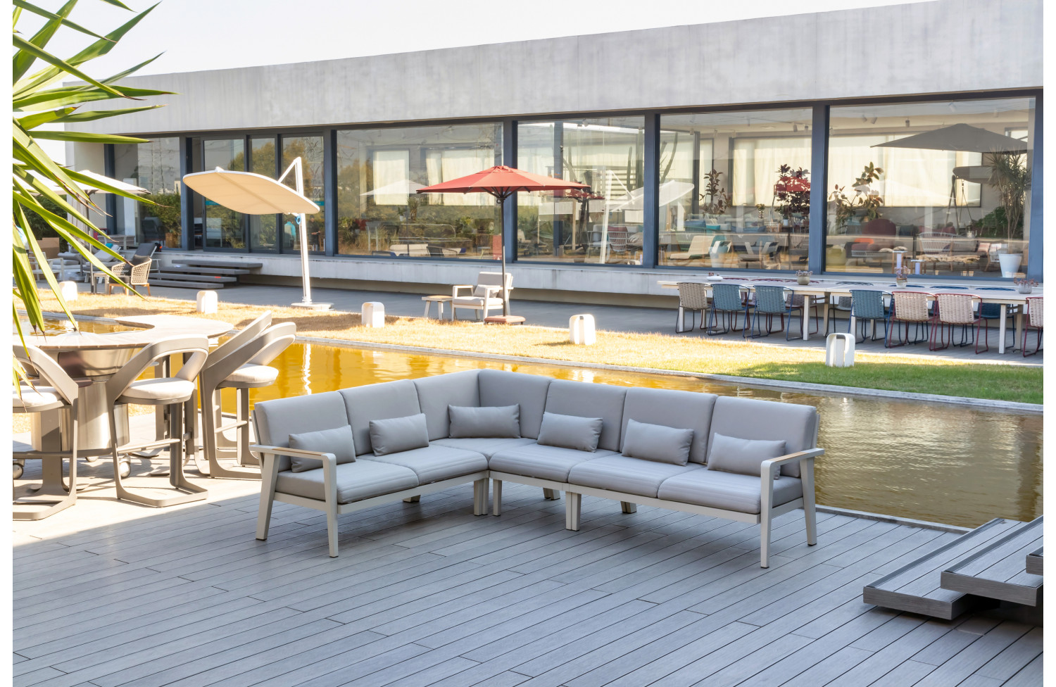 Кутова частина (з подушками) HIGOLD EMOTI 697728 / TAUPE