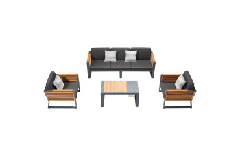 Комплект для відпочинку (з подушками) HIGOLD NEW YORK 204020 / BLACK