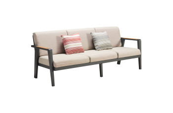 Sofa 3-osobowa (z poduszkami) HIGOLD EMOTI 697742 / ANTHRACITE