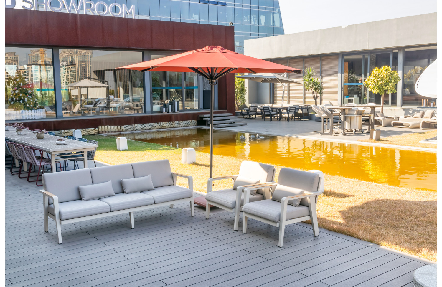 Fotel (z poduszkami) HIGOLD EMOTI 697722 / TAUPE