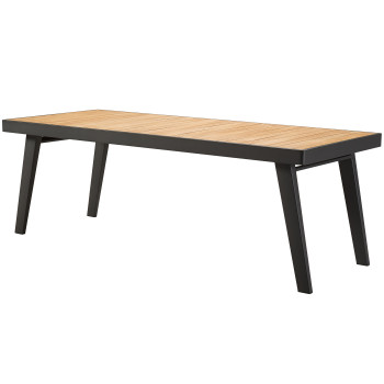 Stół do jadalni 160 (teak) HIGOLD EMOTI 697772 / ANTRACYTE