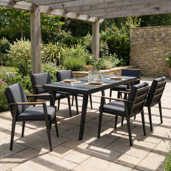 Stół do jadalni 220 (sklokeramika) HIGOLD EMOTI 697796 / ANTHRACITE