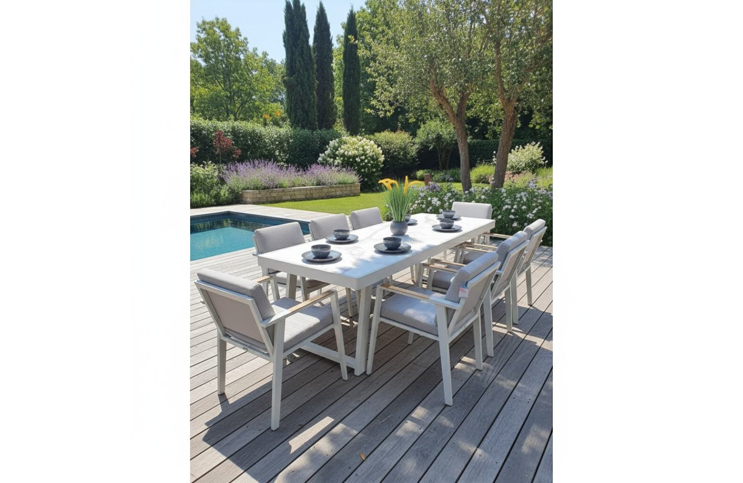 Stół do jadalni 220 (keramika) HIGOLD EMOTI 697796 / TAUPE