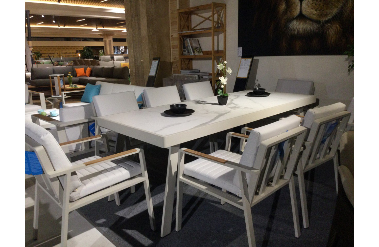 Stół do jadalni 220 (keramika) HIGOLD EMOTI 697796 / TAUPE