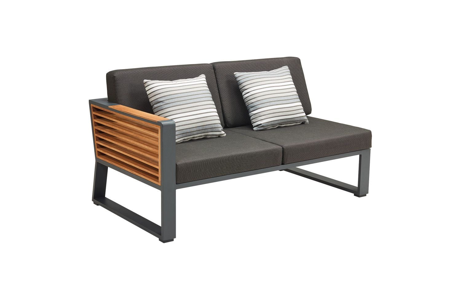 Zestaw narożny dla 5 osób (z poduszkami) HIGOLD NEW YORK 2040610 / BLACK