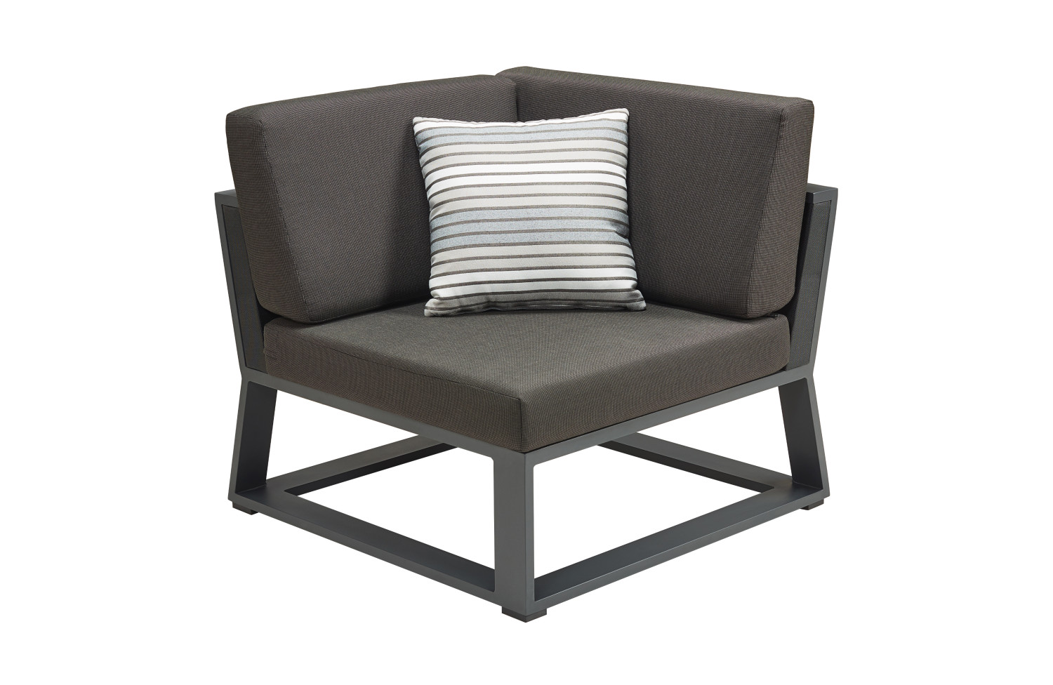 Zestaw narożny dla 5 osób (z poduszkami) HIGOLD NEW YORK 2040610 / BLACK