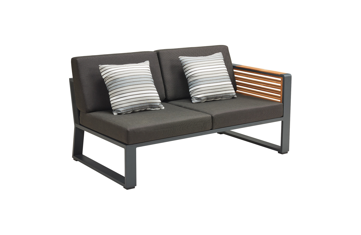 Zestaw narożny dla 5 osób (z poduszkami) HIGOLD NEW YORK 2040610 / BLACK