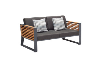 Sofa 2-osobowa (z poduszkami) HIGOLD NEW YORK 204034 / BLACK
