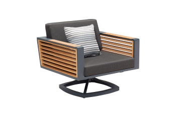 Krzesło obrotowe (z poduszkami) HIGOLD NEW YORK 204025 / 20402925 / BLACK