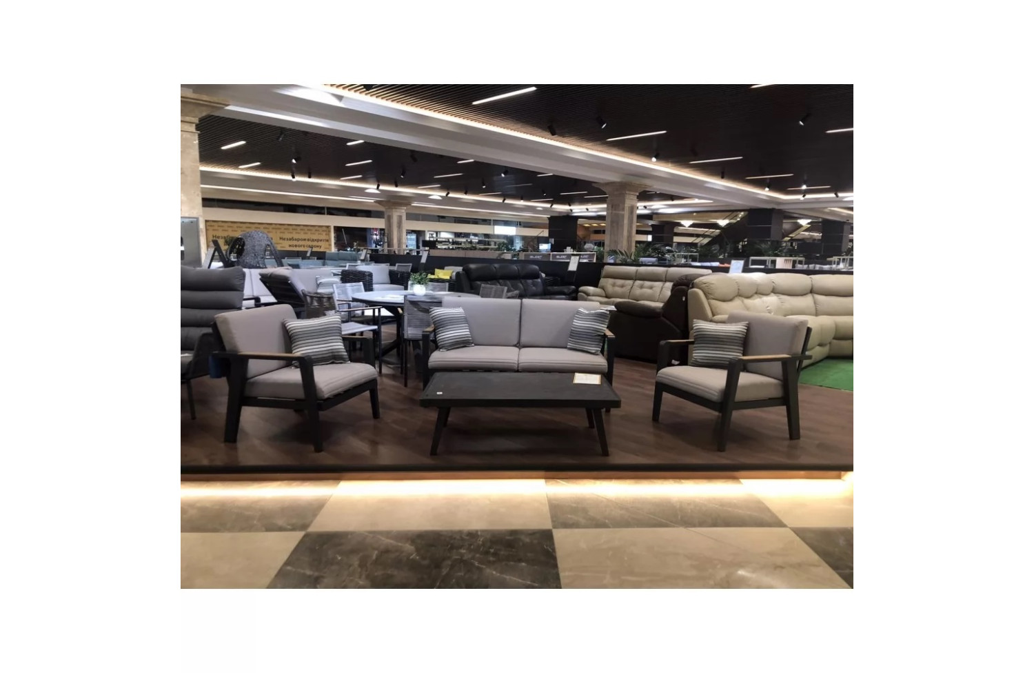 2-Seater sofa (with cushions) HIGOLD EMOTI 697732 / ANTHRACITE