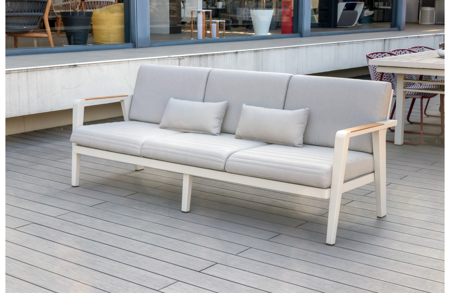 3-Seater Sofa (with cushions) HIGOLD EMOTI 697742 / TAUPE