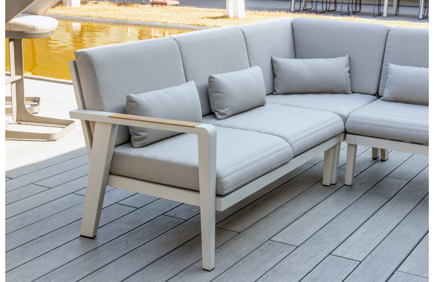 Corner part (with cushions) HIGOLD EMOTI 697728 / TAUPE