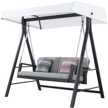 2-seater swing with canopy (with cushions) HIGOLD EMOTI 697795 / ANTHRACITE