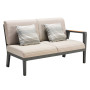 2-Seater Sofa RIGHT (with cushions) HIGOLD EMOTI 697729 / ANTHRACITE