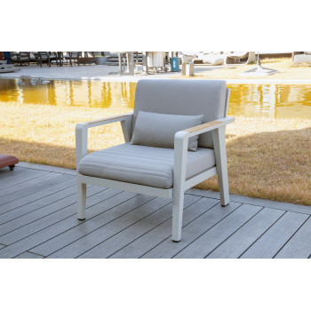 Lounge Armchair (with cushions) HIGOLD EMOTI 697722 / TAUPE