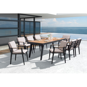 Dining set 220 (with cushions) HIGOLD EMOTI 697780 / ANTHRACITE