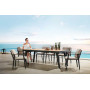 Dining set 220 (with cushions) HIGOLD EMOTI 697780 / ANTHRACITE