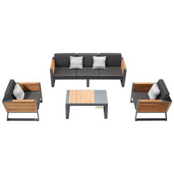 Lounge set (with cushion) HIGOLD NEW YORK 204020 / BLACK