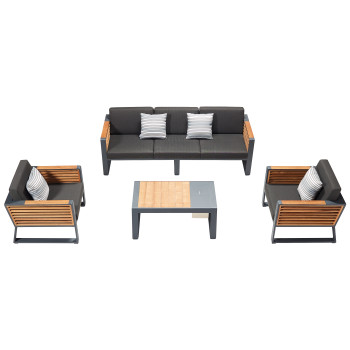 Lounge set (with cushion) HIGOLD NEW YORK 204020 / BLACK