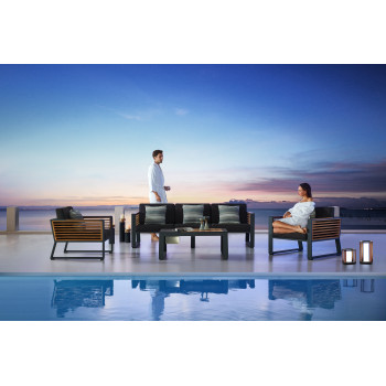 Lounge set (with cushion) HIGOLD NEW YORK 204020 / BLACK